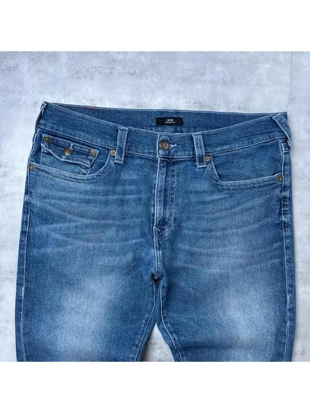 Y2K True Religion 00s Geno Relaxed Slim Denim Vintage Jeans
